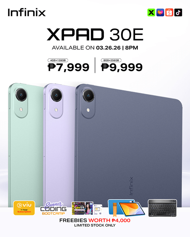 Introductory pricing information for the Infinix XPAD 30E.